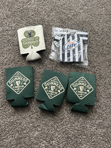 Lot beer koozies guinness - koozies,