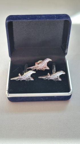 Concorde cuff links and tie - cuff,