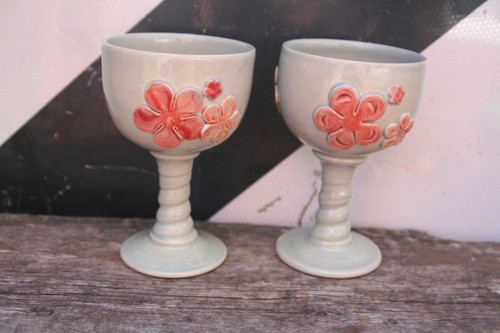 British studio pottery pair - studio,