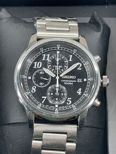 Seiko chronograph 100m water - chronograph,