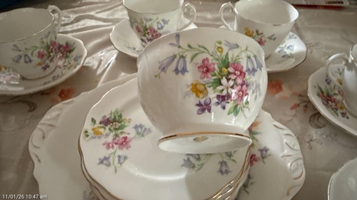 Queen anne china - china, old