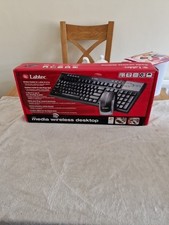 Labtec  Wireless Media Desktop 1000 Keyboard, Mouse & Receiver BOXED UNUSED