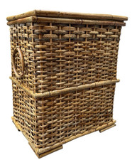 Vintage Wicker Laundry Basket
