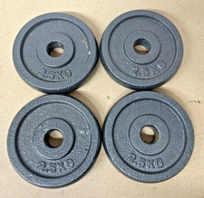 Cast Iron Weights 4 x 2.5kg