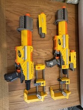 Nerf Alpha Trooper CS-18 Dart Gun Blaster with Magazine Stock & Sight. Working