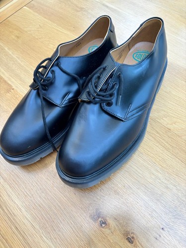 Solovair 1462 black leather - leather, 4