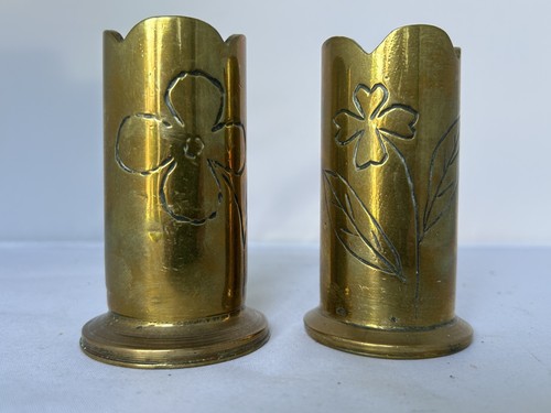 Trench art bud - art, vases
