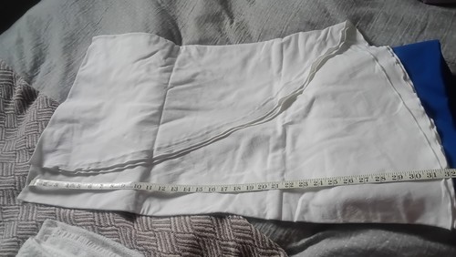 White pure linen - white, cotton