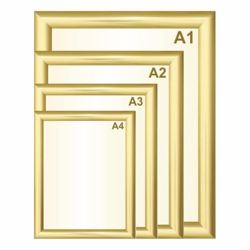 Gold snap frames poster clip - snap,