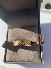 Clogau Annwyl 9ct Yellow Welsh Gold Ring Sz P New Unworn (lowest Price)