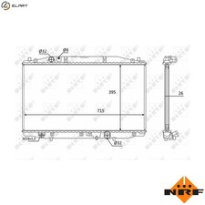 RADIATOR ENGINE COOLING 58452