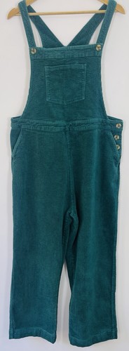 Joanie teal corduroy dungarees - corduroy,