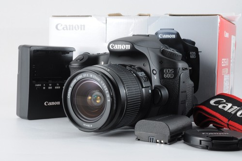 Canon eos 60d dslr 18 - eos, 18-55