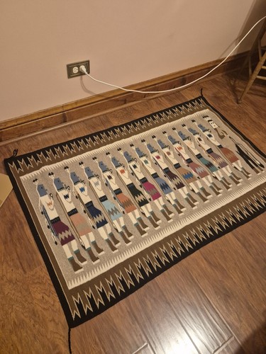 Navajo yei dancers rug - navajo, 56