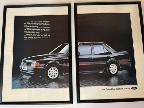 Framed original 1987 ford - framed,