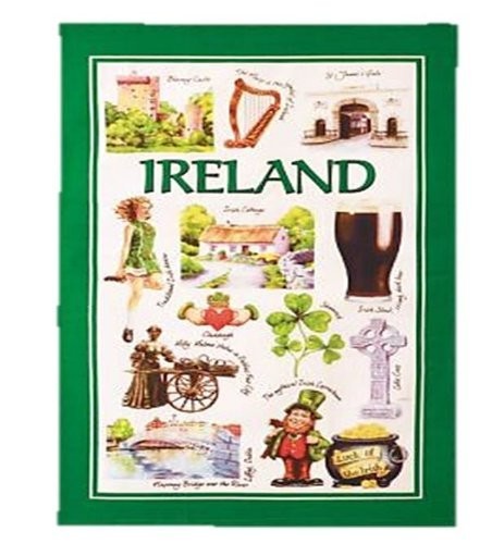 Iconic ireland tea towel - tea,