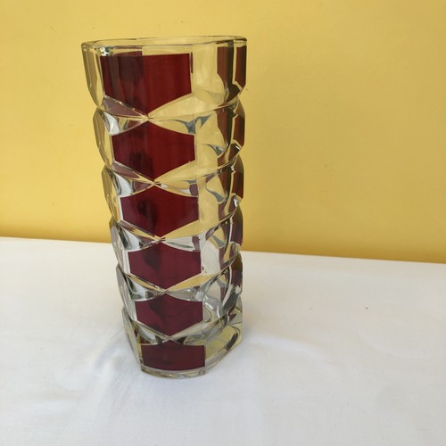 French cranberry vase - cranberry, vase.