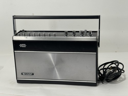 1980s sharp radio boombox - sharp,