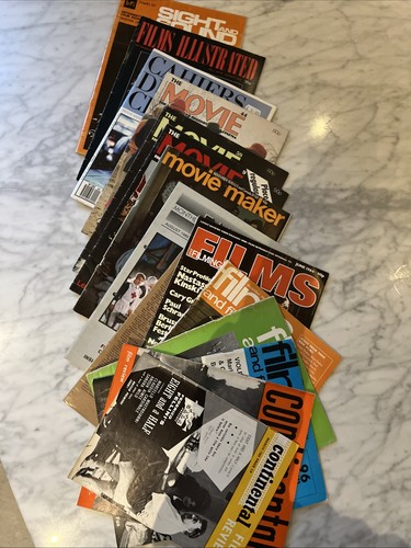 Lot vintage film magazines - of,