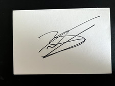 BRYAN McFADDEN - CHART TOPPING MEMBER OF WESTLIFE - SIGNED WHITE CARD
