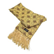 Tootal Mod Indie 1960s Paisley Scarf Vintage Retro Mens Fringed Ascot Cravat 102
