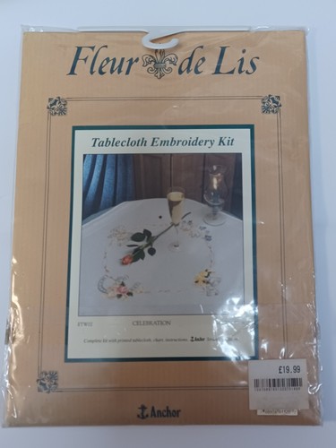 Anchor fleur lis tablecloth - fleur, de
