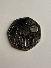 Olympic 50p Tennis Fifty Pence