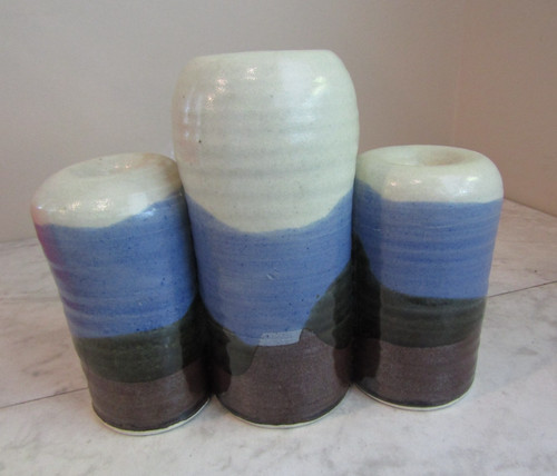 Handmade stoneware bud - bud, vase