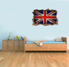 Union Jack Flag Hole in the