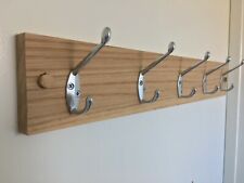 Solid Hardwood Oak Coat Rack