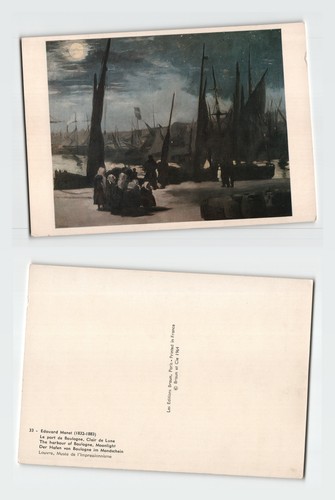 Vintage postcard edouard manet - vintage,