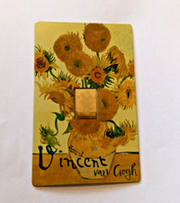 1/1000th oz, 24k gold coin bar Sunflowers by Van Gogh where art meets gold
