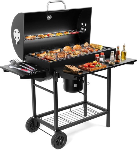 Charcoal bbq grill with offset - grill,