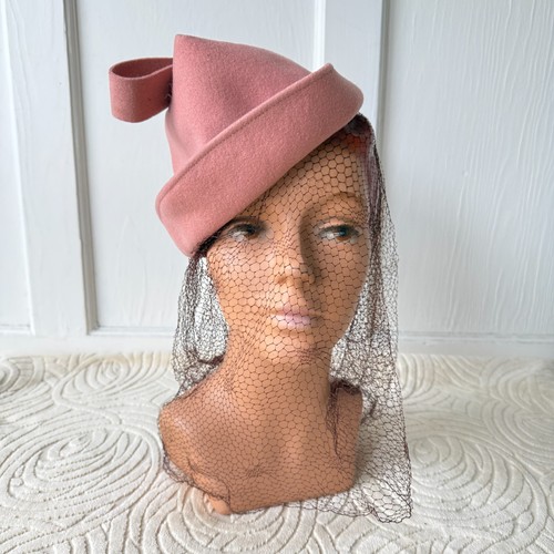Vintage 1940s pink felt - 1940s,