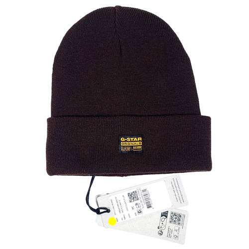 Star raw beanie men - raw, brown