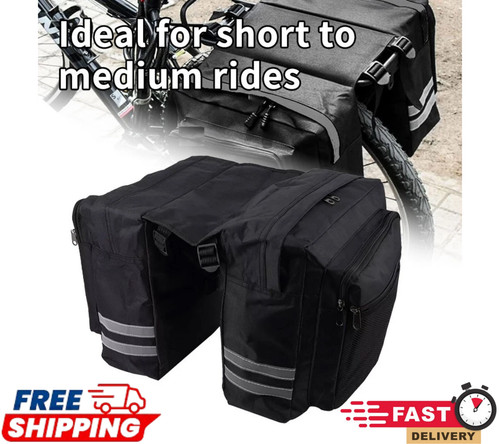 Double pannier bike bags - double,