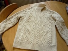 Vintage Aran pattern Fisherman