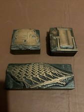 Antique Printing Blocks - W.N