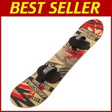Kids Wood Snowboard 110cm Red