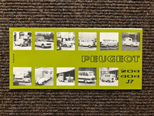 PEUGEOT 204 VAN / 404 VAN / J7 BROCHURE 1974 - FRANCE