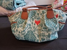 Mamas And Papas Donna Wilson Fox Print Pram Bag And Changing Mat