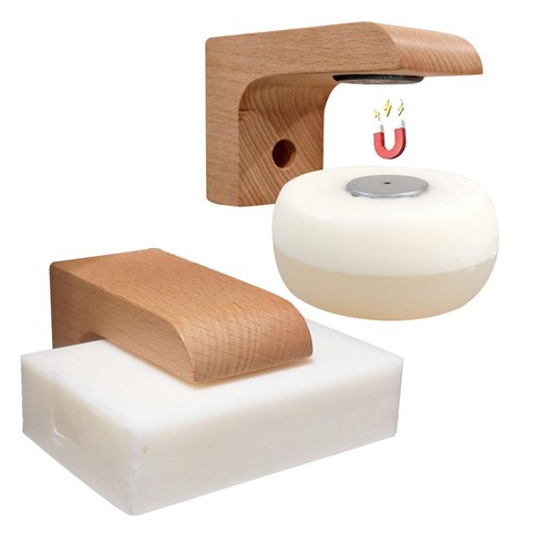 2sets wood magnetic - 2sets, soap