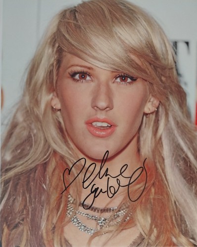 Ellie goulding signed - ellie,