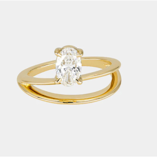 Diamond ring wedding gold - ring,