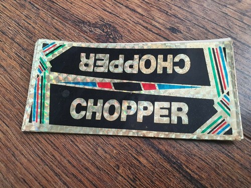 Vintage chopper gold - vintage, chrome