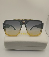 MEN VERSACE DARK GREEN SUNGLASSES- COMES WITH A CASE