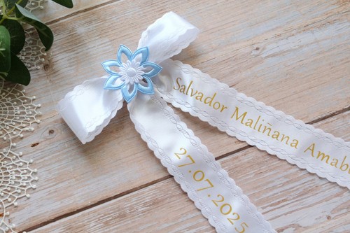 Personalised ribbon decoration