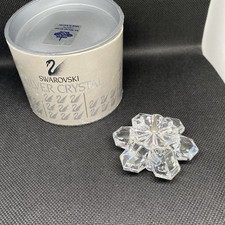 SWAROVSKI CRYSTAL SMALL WATERLILY CANDLE HOLDER BOXED 