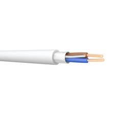 Prysmian Cable FP200 White 2 Core Fire Resistant 1.5mm² Flexible Drum 50m