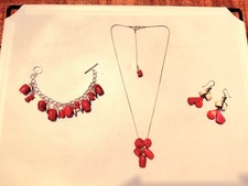  Red Coral & 925 silver